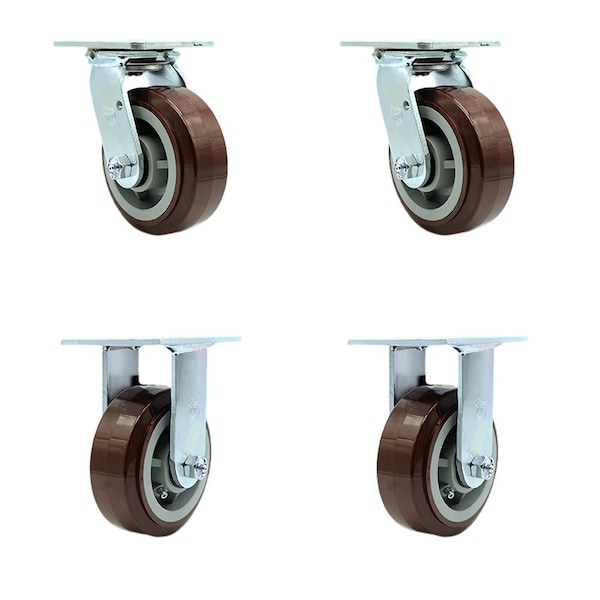 Replacement Caster Set for Magliner Caster Set 86138, 4PK